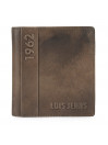 Lois Elk Men s Carteira de couro em couro