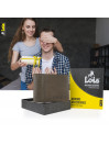 Lois Elk Men s Carteira de couro em couro