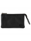 Lois Lubbock Triple porte-monnaie/porte-cartes en cuir