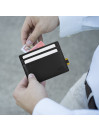 Porte-cartes en cuir Lois Lubbock