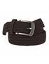 cinturon elastico textil/piel 35mm negro 130