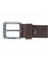 genuine leather belt 35mm brick red
