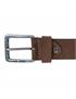 genuine leather belt 35mm mid blue