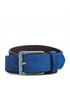 cinturon piel genuina 35mm azul 105