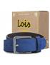 cinturon piel genuina 35mm azul 115