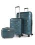set trolleys 50/70cm+beauty case vert