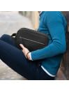 Borsa da toilette in pelle 2 cerniere Lois Osborn
