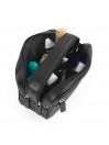 Leather Toiletry Bag 2 Zippers Lois Osborn