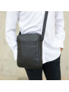 Bandoulière femme/homme Jaslen Monza en cuir