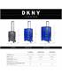 dkny-118 incendie de cabine de valise noir 