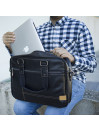 Portable briefcase for women / men Lois Warren in leatherette