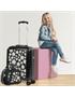 cabin suitcase and beauty petrol