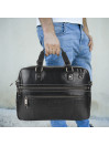 Lois Alvord 15.6" man/woman laptop briefcase in patent leather