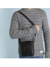 Bolsa de couro a tiracolo Lois Sanford para mulher/homem em couro