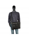 Leather Briefcase Laptop 15,6" Leather briefcase for woman/man Lois Sanford in leather