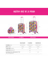 Maleta 60Cm Y Neceser Agatha Ruiz De La Prada Corazones Colores