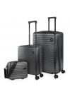 Conjunto de 2/3 malas (Cabine, Média e Grande) Pádua rígidas com capacidade de 99 L