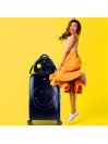 [Set of 3 suitcases (Cabin, Medium and Large)] L-capable rigid/soft smiley