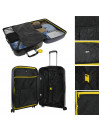 [Set of 3 suitcases (Cabin, Medium and Large)] L-capable rigid/soft smiley