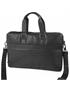 leather laptop briefcase 15,6 black