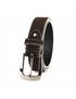 genuine leather belt 30mm petrol