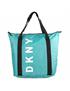 dkny-928 packable tote turquesa