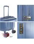 dkny-413 maleta 60cm city block steel blue