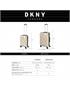 dkny-62d maleta 60cm deco signature white-gold