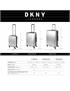 dkny-904 maleta 70cm new yorker silver metallic
