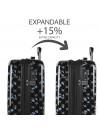 Set of 2/3 cases (Cabin, Medium and Large) Dkny-905 On Repeat rigid with 103 L capacity