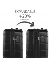Dkny-911 Side Tracked rigid medium suitcases with 100 L capacity