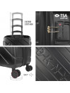 -911 Koffer 70Cm Side Tracked Dkny -911 Side Tracked