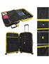 maleta 70cm amarillo-negro