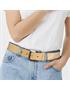 genuine leather belt 30mm coñaque