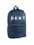 dkny-928 packbarer rucksack marine blau