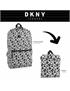 dkny-928 packbarer rucksack grau