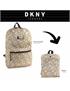dkny-928 packable backpack red