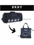 dkny-928 verpackbare reisetasche beig