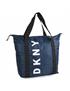 dkny-928 packable tote navy