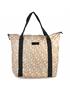 dkny-928 packable tote pebble/stone