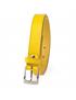 cinturon piel genuina 25 mm amarillo 110