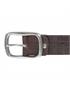 genuine leather belt 40mm burgundy