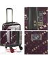 dkny-905 set/3 trolleys on repeat aubergine-pink-gold