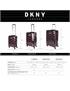 dkny-905 set/3 trolleys on repeat aubergine-pink-gold
