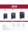 Medium sized Orleans hard/soft suitcases with 58 L capacity