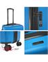 juego de maletas 60/70cm azul electrico