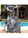 Rigid Kenner medium suitcases with capacity of 88 L