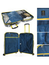 Rigid Kenner medium suitcases with capacity of 88 L