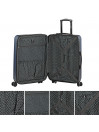 Luggage set (Cabin, Medium and Large) Skapt Lisboa in Extendable ABS with capacity up to 200L