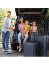Set of 2/3 suitcases (Cabin, Medium and Large) Lisboa rigida with capacity of 97 L